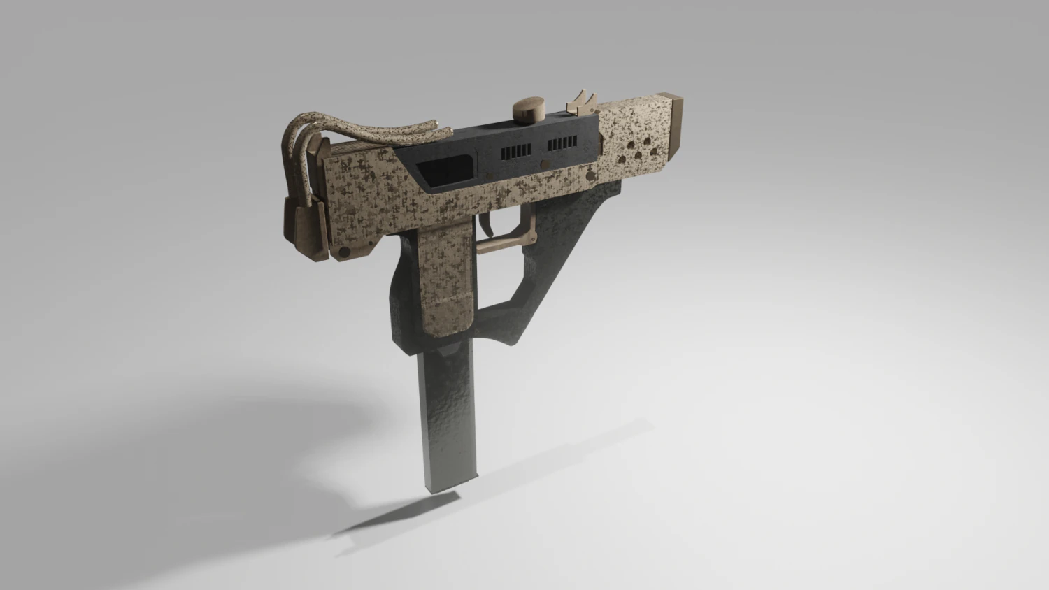 GunYzi 3D Model .c4d .max .obj .3ds .fbx .stl .blend 