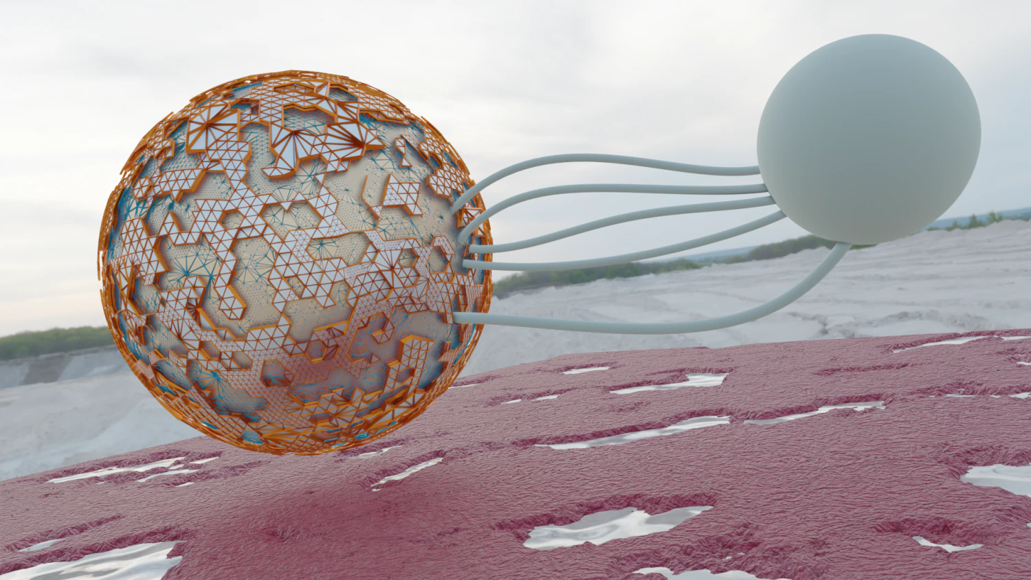 Чужая среда 3D Модель .c4d .max .obj .3ds .fbx .stl .blend 
