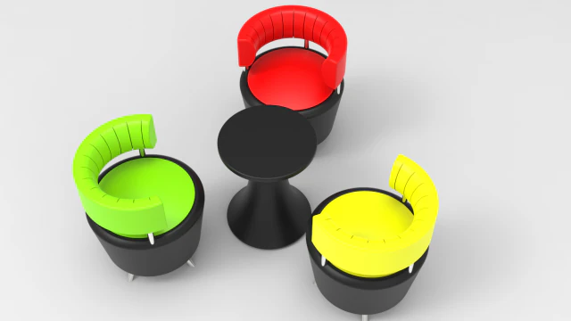 桌子 3D 模型 .c4d .max .obj .3ds .fbx .stl .blend 