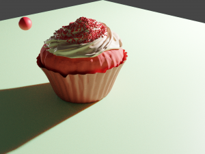 Cupcake 3D 模型