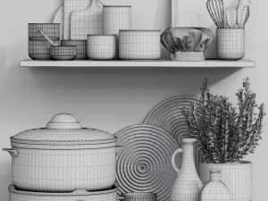 Kitchen Accessories 04 3D Model