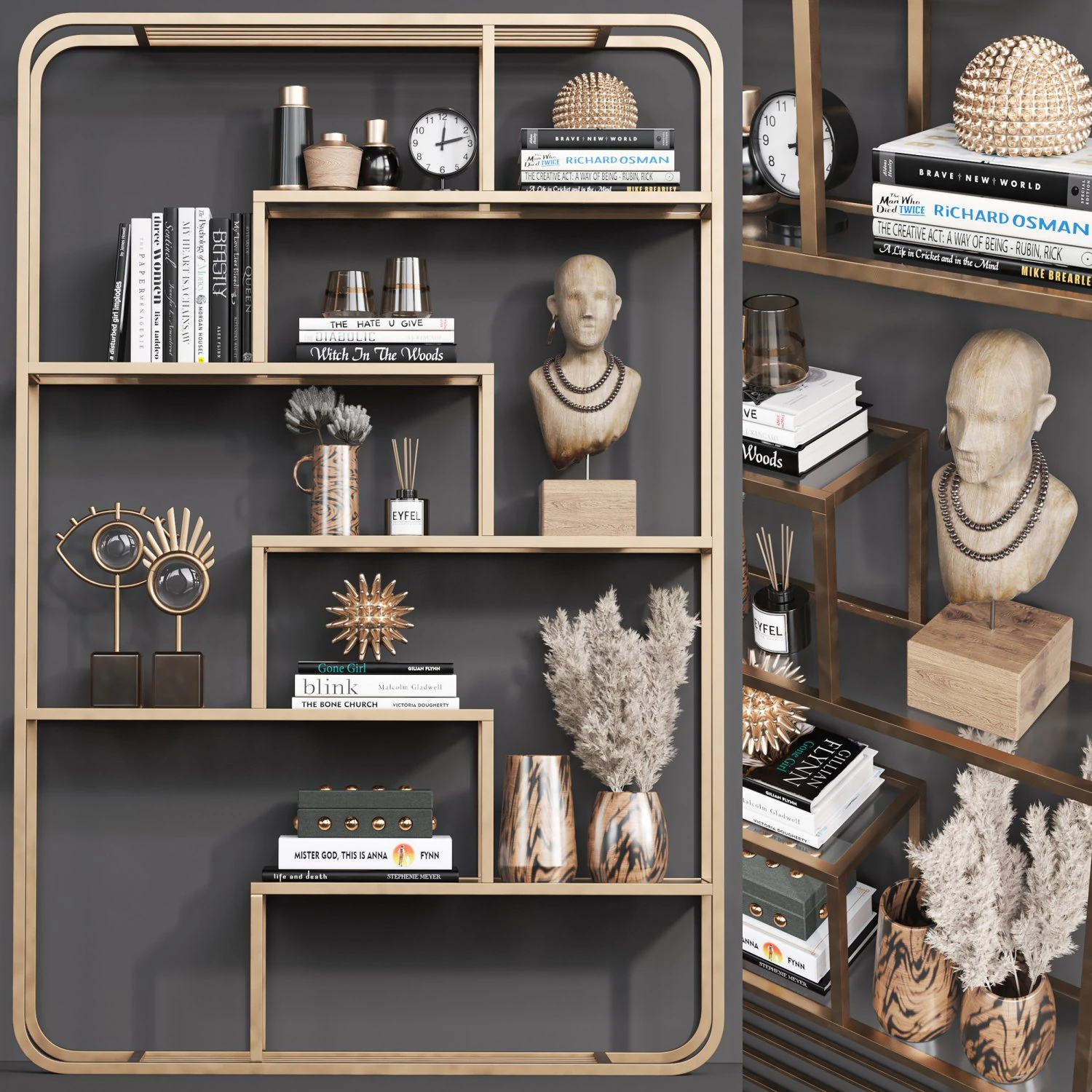 Rack shelf 01 3D Model .c4d .max .obj .3ds .fbx .stl .blend