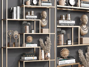 Rack shelf 01 3D Model