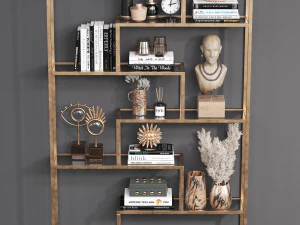 Rack shelf 01 3D Model