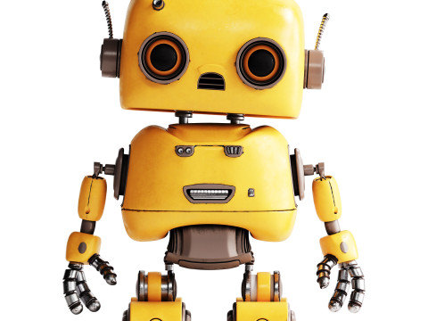 Robot Toy 02 Modello 3D