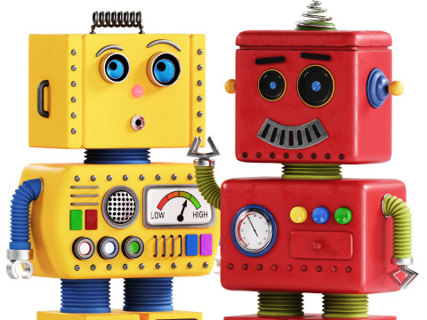 Robot toy 03 3D Model