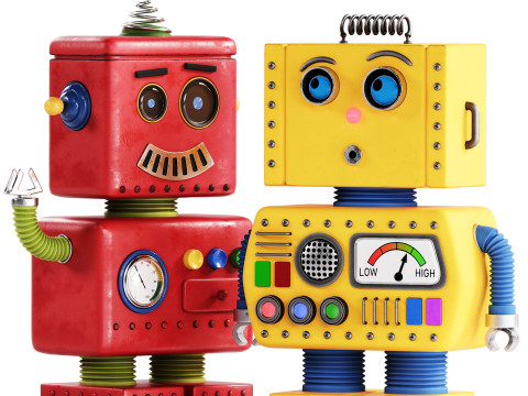 Robot toy 03 3D Model