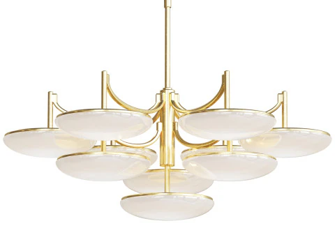 Bregman 10 Light Semi Flush 3D Model