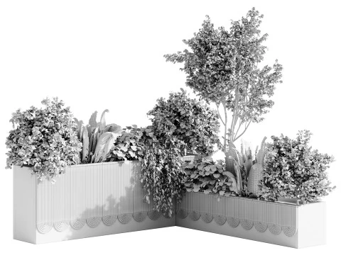 Outdoor Plants 08 - Garden 3D Model