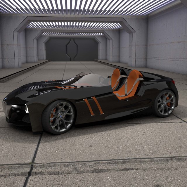 328hommage car DK Modello 3D .c4d .max .obj .3ds .fbx .stl .blend 