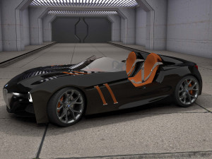 328hommage car DK 3D 模型