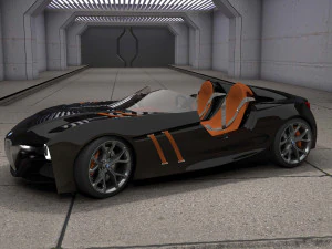 328hommage car DK 3D Model