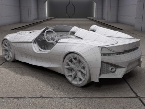 328hommage car DK Modello 3D