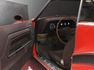 Dodge Challenger RT 1970 Modelo 3D