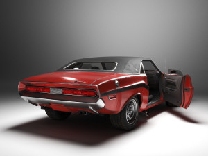 Dodge Challenger RT 1970 Modelo 3D