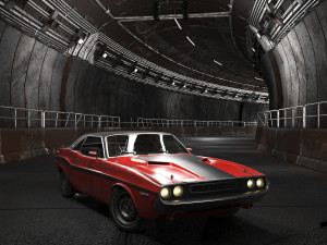 Dodge Challenger RT 1970 Modelo 3D