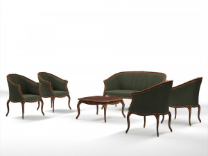Classic Italian sofa Modelo 3D