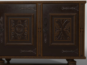 Classic console table 3D Модель