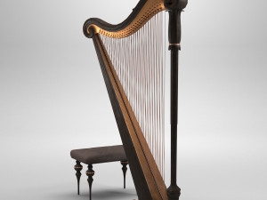 Harp 3D 模型