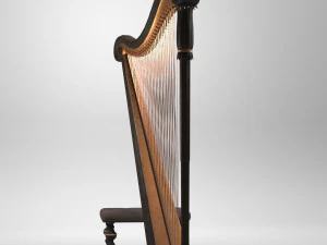 Harp 3D Model