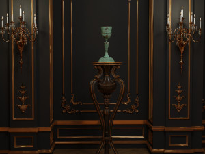 Classic table 3D 模型