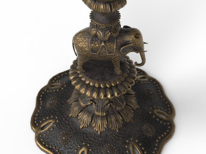 Classic bronze vase 3D Model