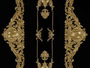 150 Professional ornament and 3Dmodel alpha Base Mesh high detailed 3D Model