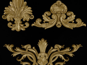 150 Professional ornament and 3Dmodel alpha Base Mesh high detailed 3D Model