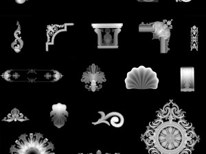 150 Professional ornament and 3Dmodel alpha Base Mesh high detailed 3D Model