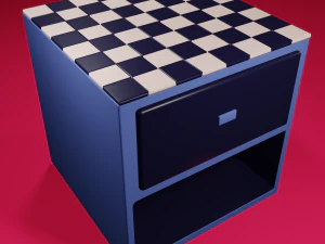 Schachtisch 3D Modell