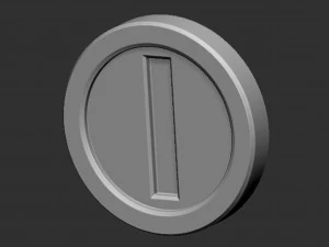 Coin Mario 3D Print Model