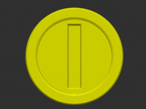 Coin Mario 3D-printmodel