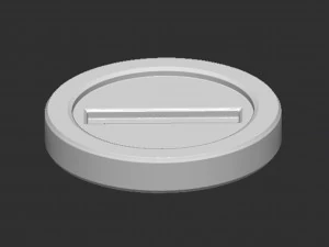 Coin Mario 3D Print Model