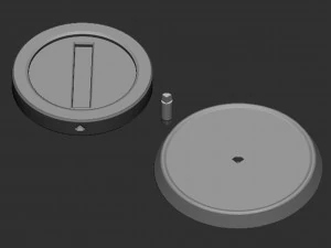 Coin Mario Based 3D Print Model