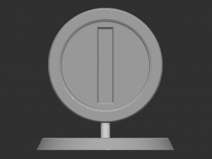 Coin Mario Based Model Cetak 3D