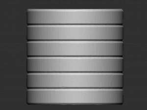 Stacked Mario Coins 3Dプリントモデル