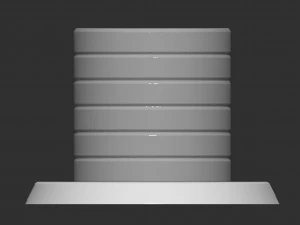 Stacked Mario Coins Based 3D Print Model