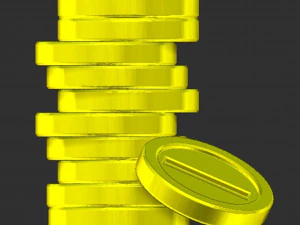 Monete disordinate di Mario Modello di stampa 3D