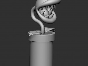 Piranha Plant Mario 3D Принт Модель