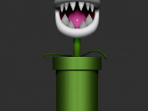 Piranha Plant Mario 3D Принт Модель