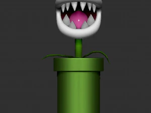 Piranha Plant Mario 3D Print Model