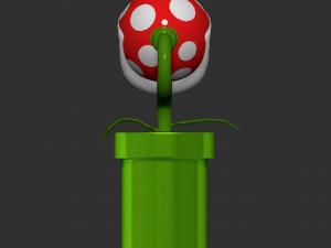 Piranha Plant Mario 3D Принт Модель