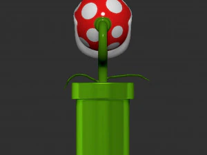 Piranha Plant Mario 3D Print Model