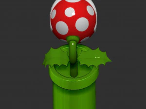 Piranha Plant Mario 3D Print Model