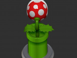 Piranha Plant Mario Based Modello di stampa 3D