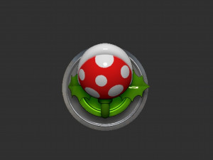 Piranha Plant Mario Based Modello di stampa 3D
