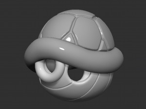 Mario Turtle Shell Koopa Troopa 3D Print Model