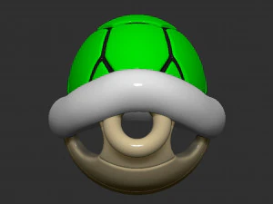 Mario Turtle Shell Koopa Troopa 3D Print Model