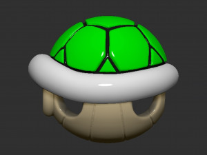 Mario Turtle Shell Koopa Troopa 3D Print Model
