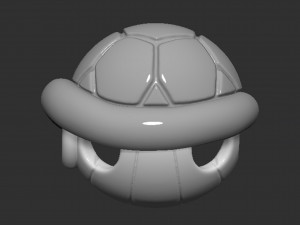 Mario Turtle Shell Koopa Troopa 3D Print Model